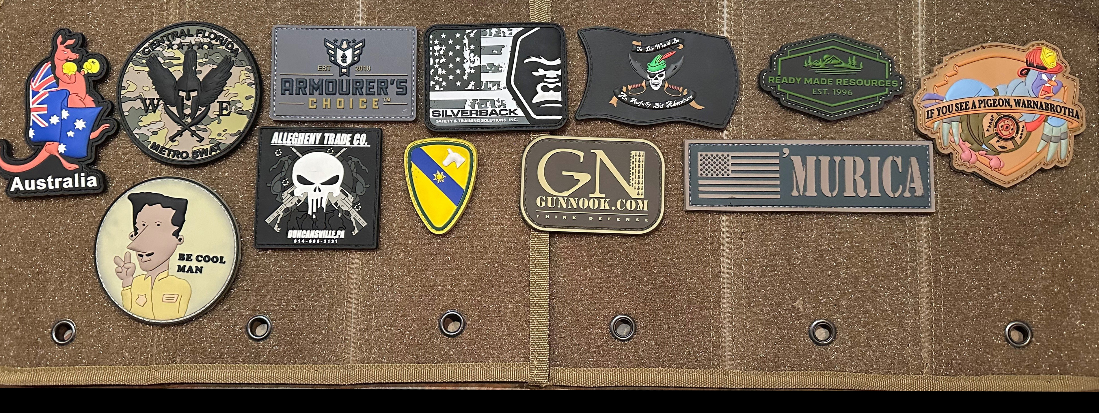 Custom Morale Patches  No Minimum & Free Shipping